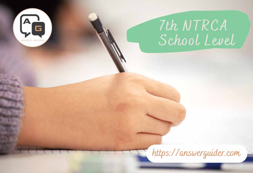 7th NTRCA School Level Preliminary Exam Question & Answer.