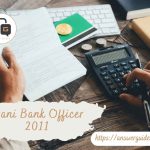 Agrani Bank Officer Preliminary Exam 2011 Question & Answer.