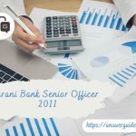 Agrani Bank Senior Officer Preliminary 2011 Question & Answer.